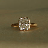 ADELINE Old Mine Cushion Cut Ring in 14K