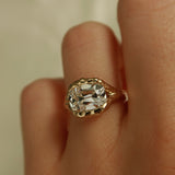 IRIS Old Mine Cushion Cut Ring in 14K