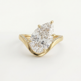 OPHELIA Pear Ring in 18K