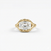 IRIS Old Mine Cushion Cut Ring in 14K