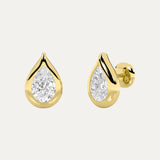 TEARDROP PEAR STUDS